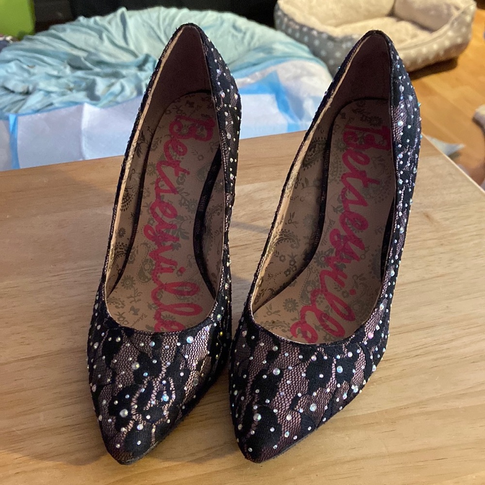Betseyville Sparkly Heels size 7.5